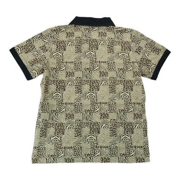 CORAL BAY GOLF POLO SHIRT WOMEN'S 1/4 Zip‎ Medium Animal Print - Picture 2 of 4